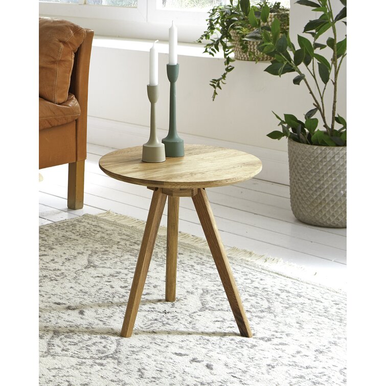 Wayfair oak side deals table